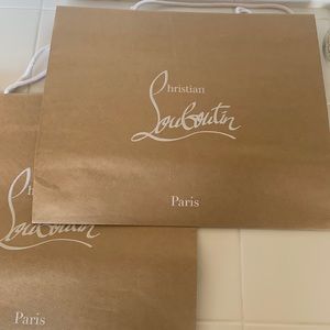 Christian Louboutin shopping bags